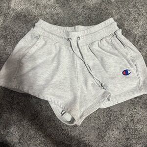 Champion Gray Athletic Shorts Soft Elastic Waistband